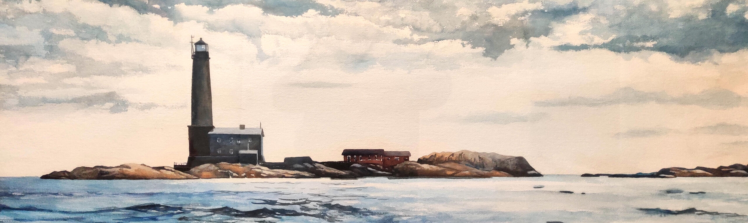 Bengtskärin majakka Bengtskärin majakka, maalaus.